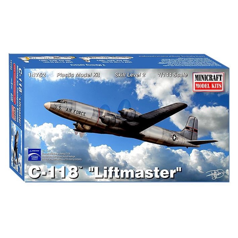 Minicraft Model Kits 1/144 Scale 14752 C-118 Liftmaster