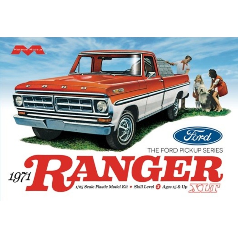 Moebius Models 1208 1/25 ’71 Ford Ranger Pick Up