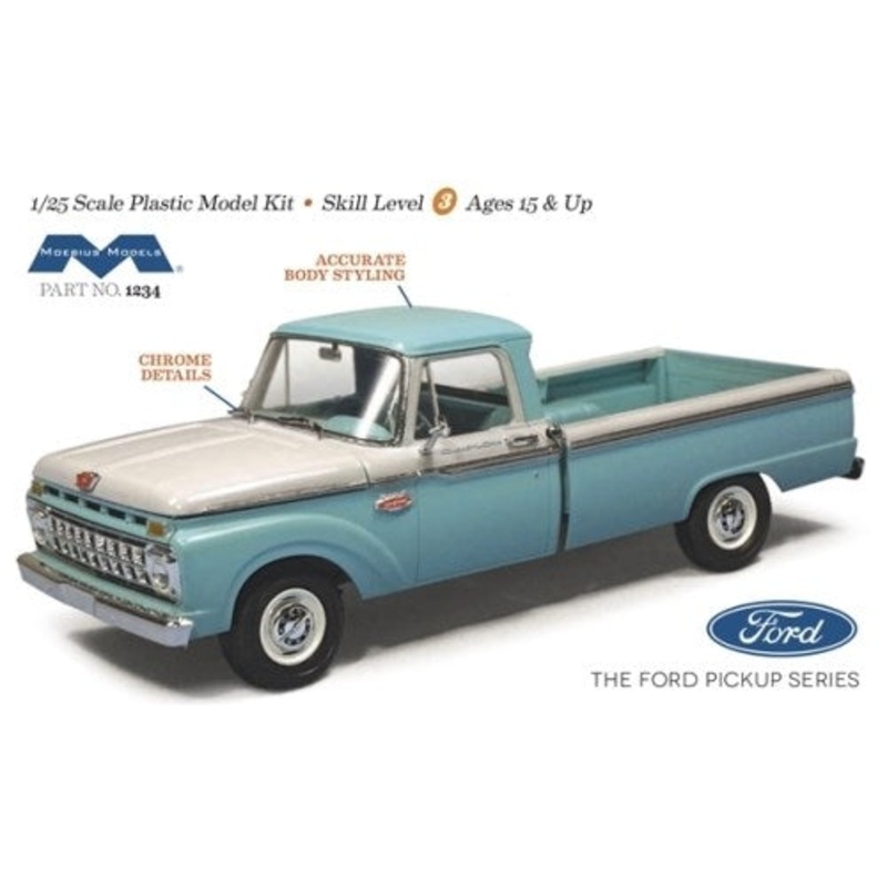 Moebius Models 1234 1/25 ’66 Ford F-150 Custom Cab