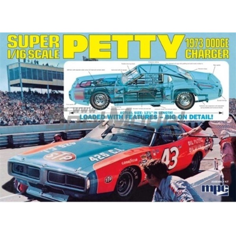 MPC 0938 1/16 1973 Dodge Charger Richard Petty 1973