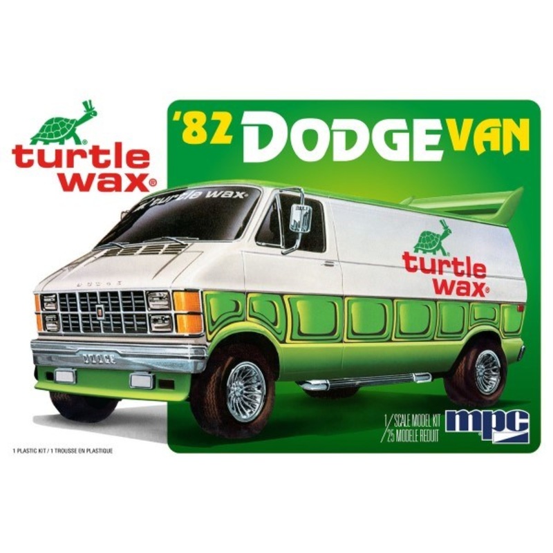 MPC 0943 1/25 1982 Dodge Van – Turtle Wax