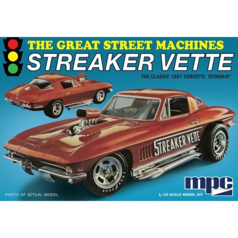 MPC 0973 1/25 1967 Corvette Stingray Streaker Vette – The Great Street Machines