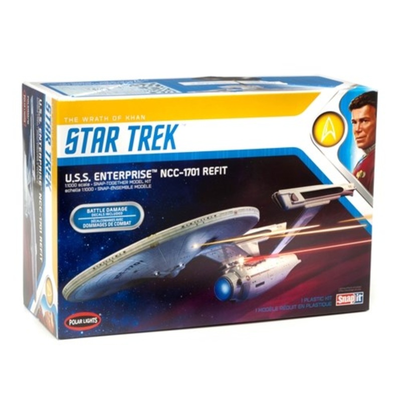 Polar Lights 0974 1/1000 Star Trek USS Enterprise Refit ‘Wrath of Khan’ Edition