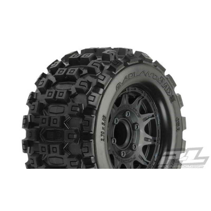 Pro-Line PRO1012510 Badlands MX28 2.8 MTD Raid Black 6×30 F/R