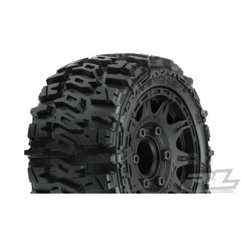 Pro-Line PRO1015910 Trencher LP 2.8 MTD Raid Black 6×30 F/R