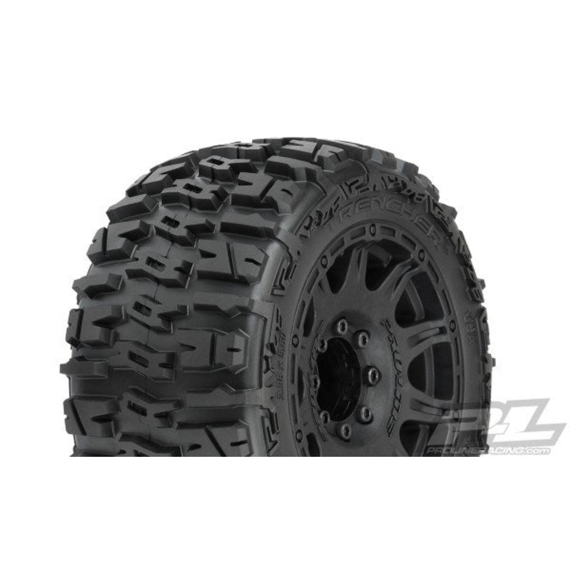 Pro-Line PRO1017510 Trencher LP 3.8 MTD Raid 8×32 Wheels 17mm F/R