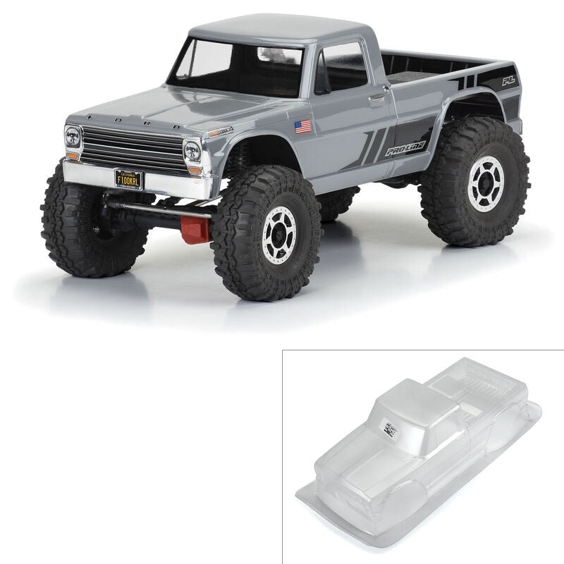 Proline PRO361300 1/10 1967 Ford F-100 Clear Body 12.3 (313mm) Wheelbase Crawlers