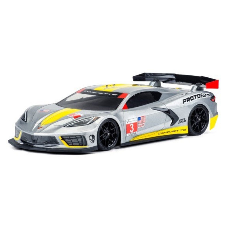 Protoform PRM157425 Chevrolet Corvette C8 Clear Body for 190mm TC SRP