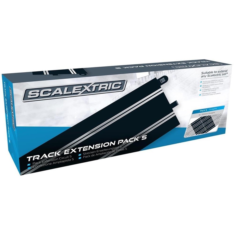 Scalextric C8554 Track Ext. Pack 5 Straights x8