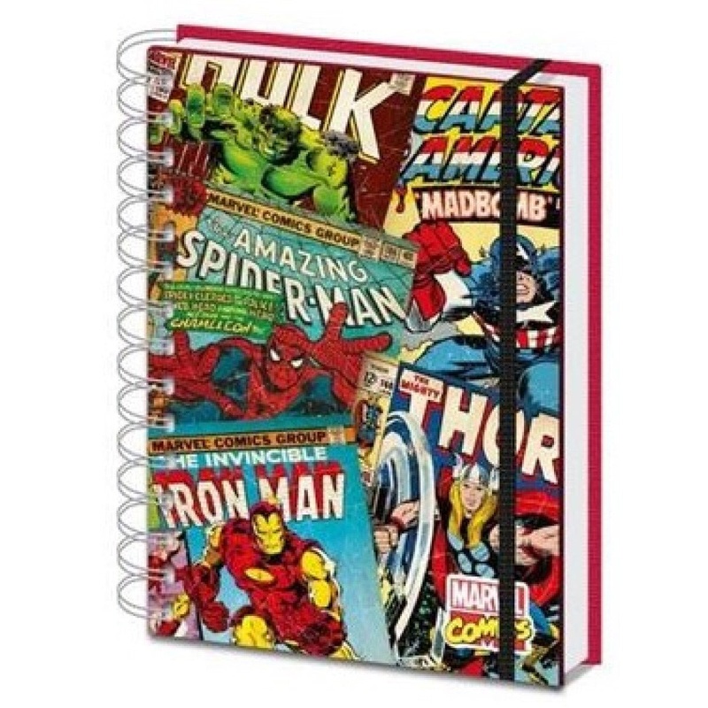 Impact WNMARVMONT Licensed Wiro Notebook Marvel Comics Montage