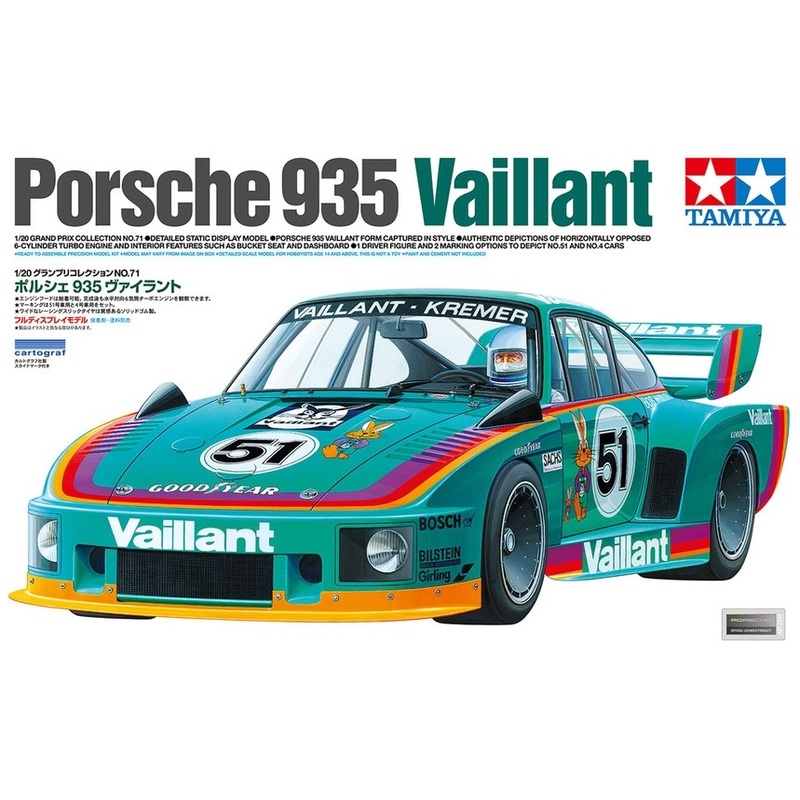 Tamiya 20071 1/20 Porsche 935 Vaillant