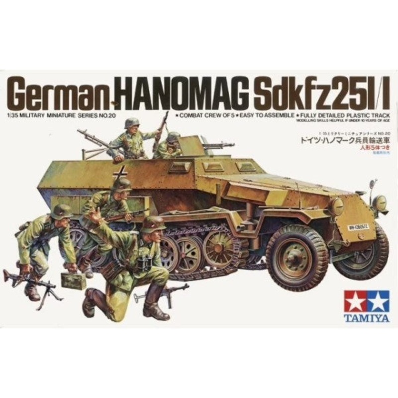 Tamiya 35020 1/35 German Hanomag Sd.Kfz. 251/1 Ausf. C