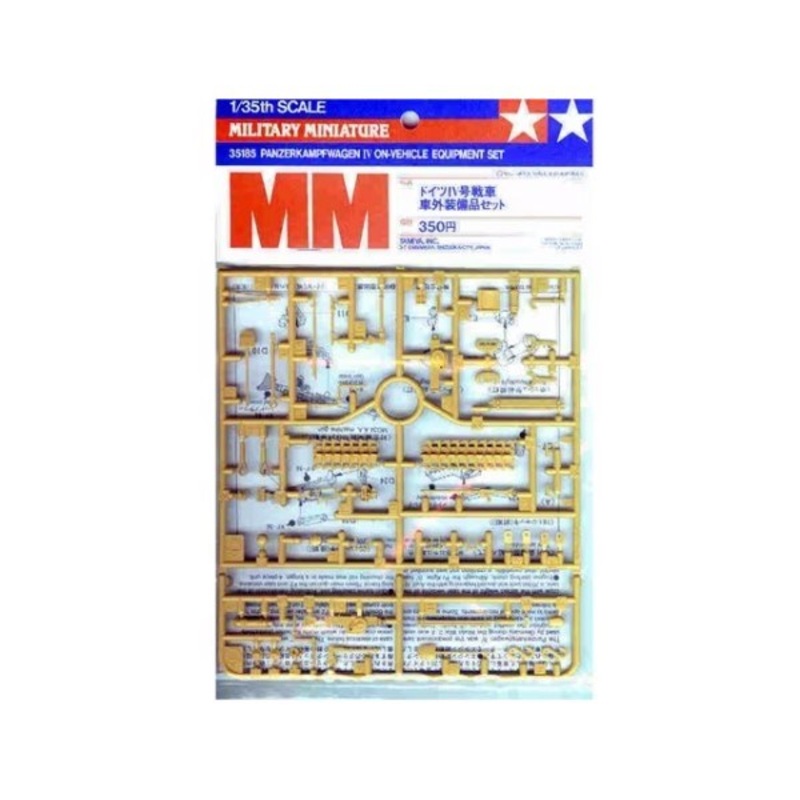Tamiya 35185 1/35 Panzerkampfwagen IV On-Vehicle Equipment Set