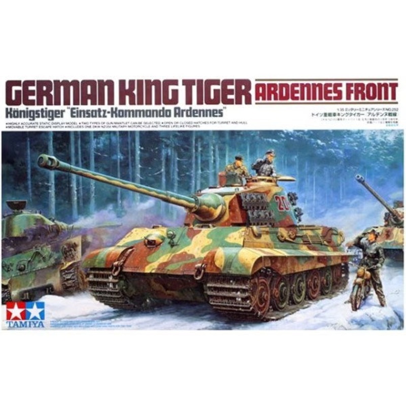 Tamiya 35252 1/35 German King Tiger – Ardennes Front / Konigstiger Einsatz-Kommando Ardennes