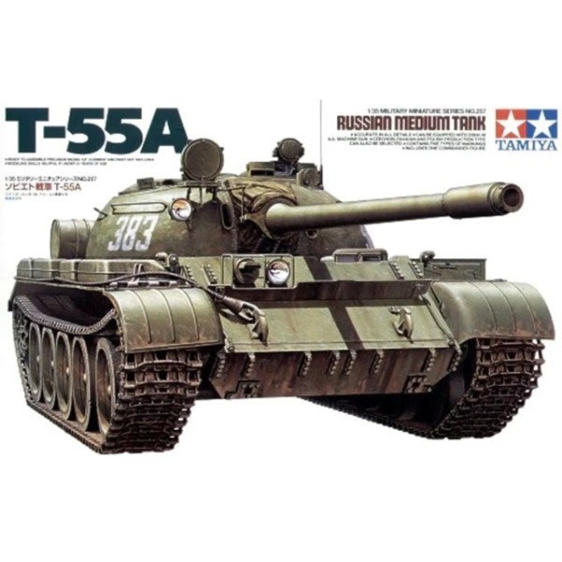 Tamiya 35257 1/35 T-55A – Russian Medium Tank