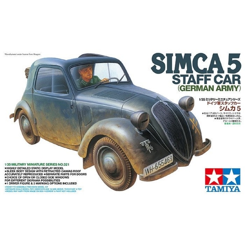 Tamiya 35321 1/35 Simca 5 German