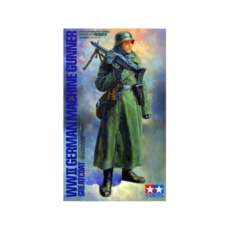 Tamiya 36306 1/16 WWII German Machine Gunner (Greatcoat)