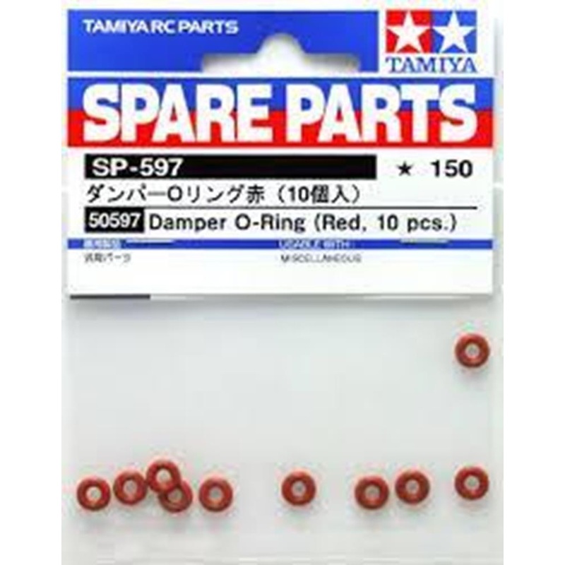 Tamiya 50597 O Ring Red (10)