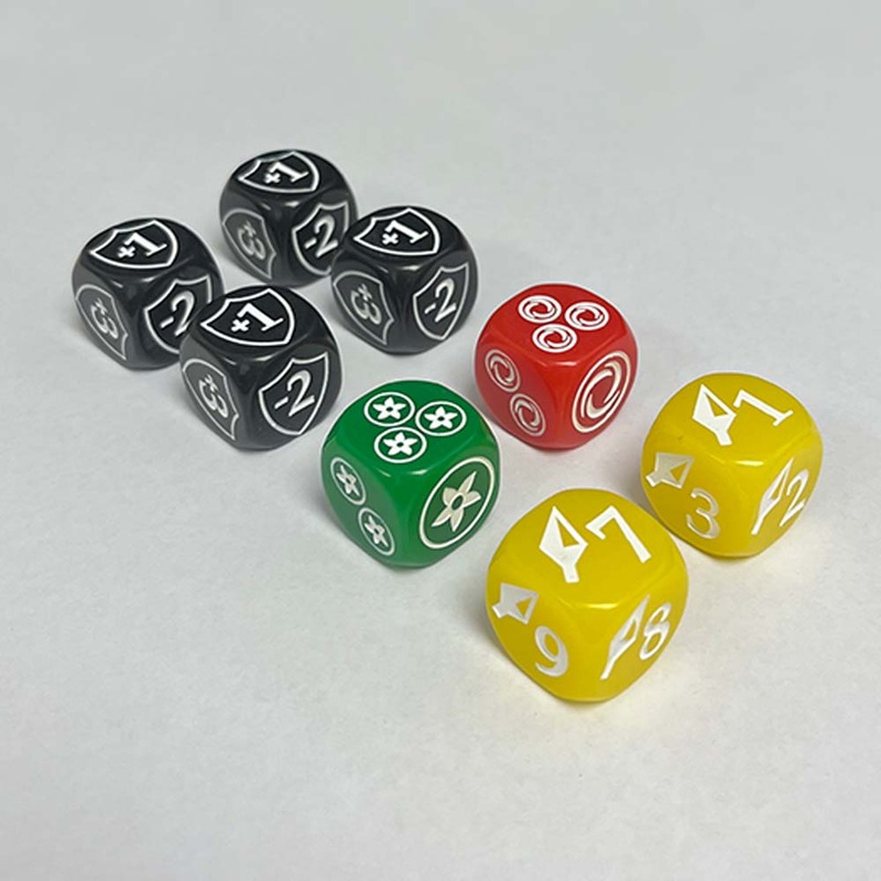 Thai Cards 20OPAQUE 20mm Flesh and Blood Dice Set 8pc (Opaque)