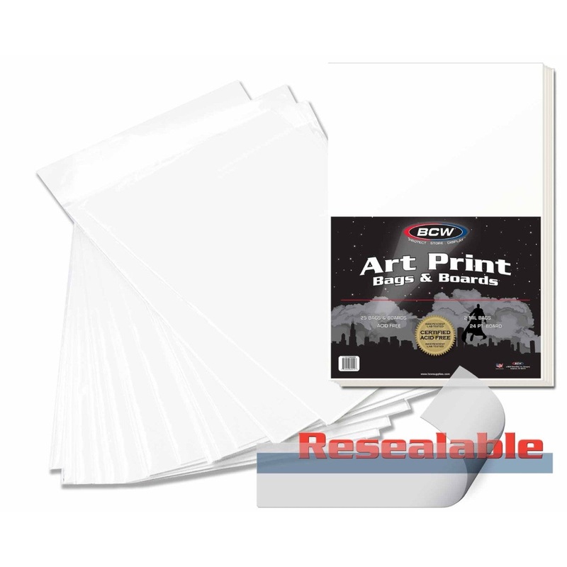 BCW / Monster 1-11X17-R-BAGBRD Premade 11×17 Bag and board