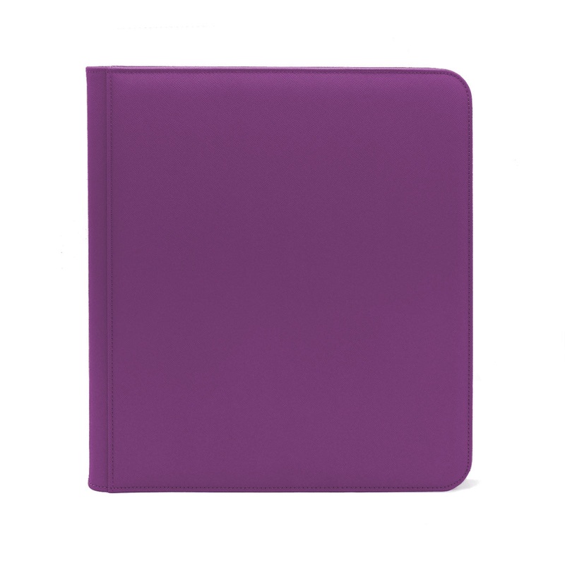 DEX Protection DZB1205 Zipper Binder 480 Purple