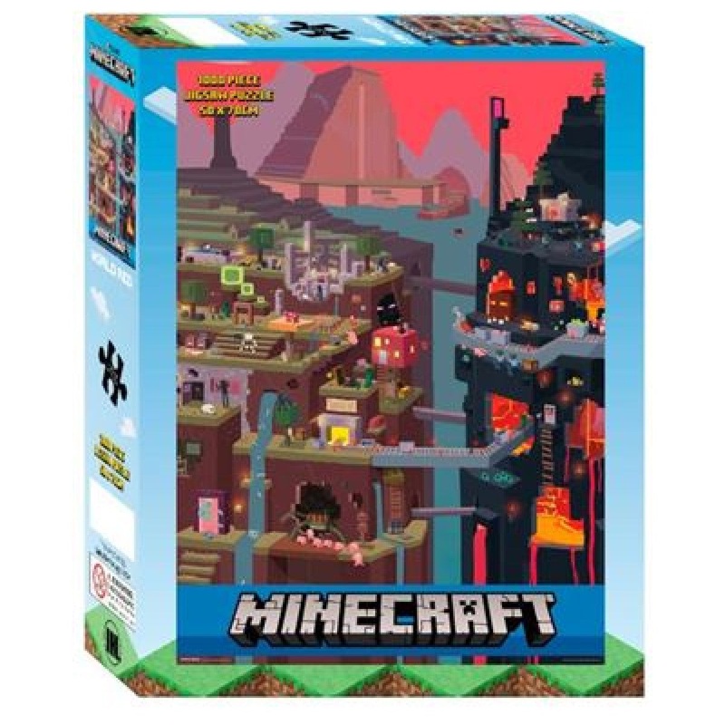 Impact MCPZRED Puzzle Minecraft World Red