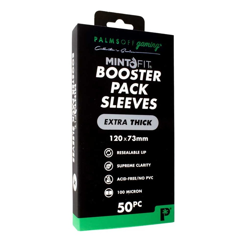 Palms Off MF-PACK-EX Booster Pack Mint-Fit Sleeves Extra Thick 50pc