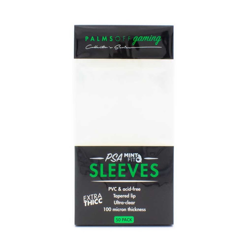 Palms Off MF-PSA-EX PSA Graded Card Mint-Fit Sleeves Extra Thick 50pc