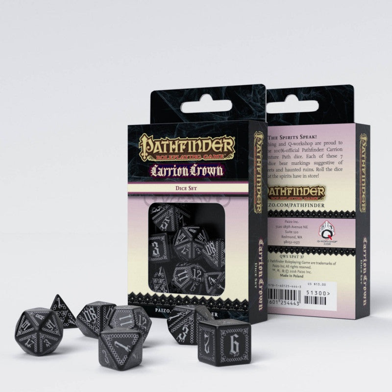 Q Workshop SPAT01 Pathfinder Carrion Crown Dice Set