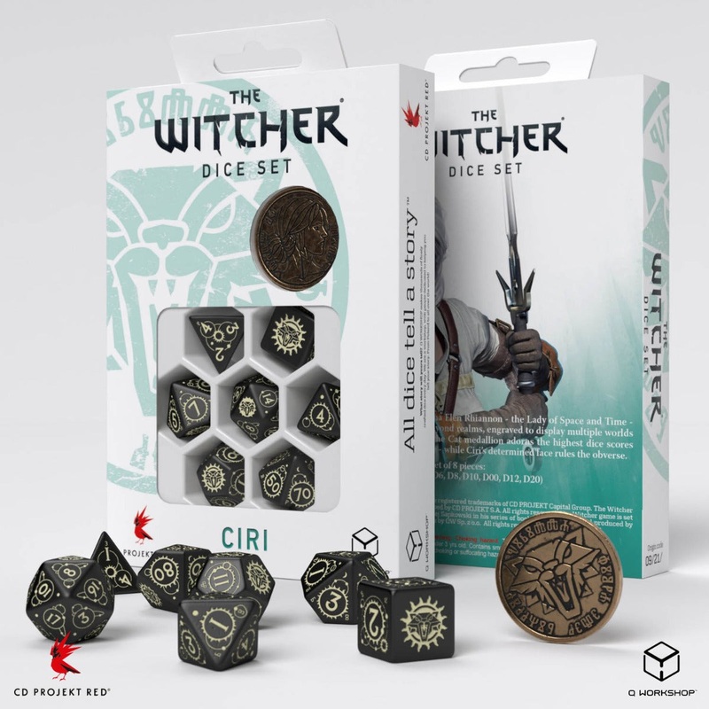 Q Workshop SWCI03 The Witcher Dice Set. Ciri The Zireael
