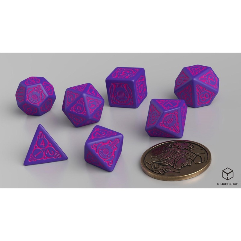 Q Workshop SWDA01 The Witcher Dice Set. Dandelion Viscount de Lettenhove