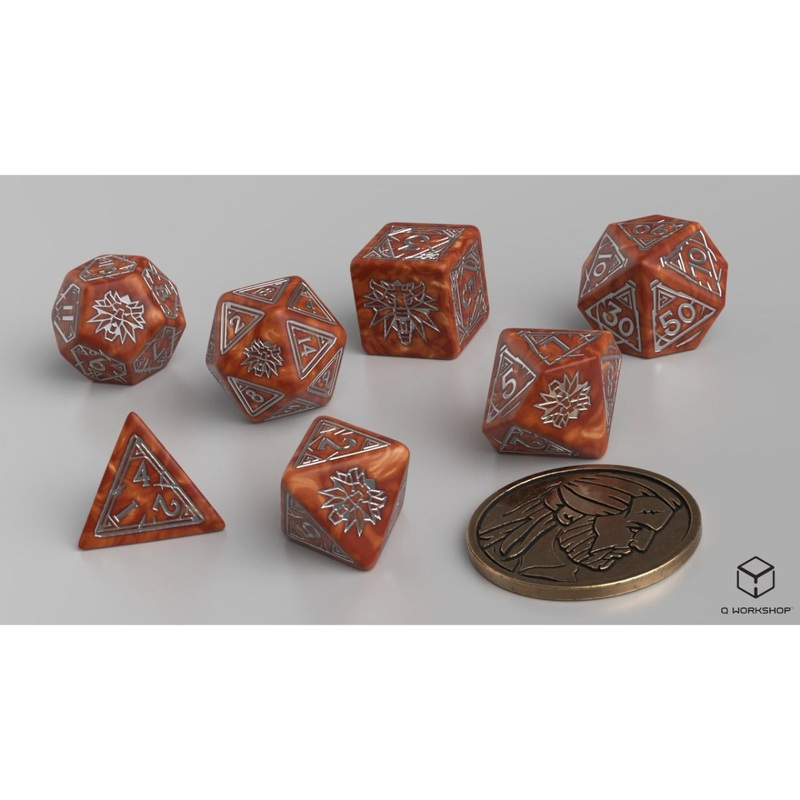Q Workshop SWGE02 The Witcher Dice Set. Geralt The Monster Slayer