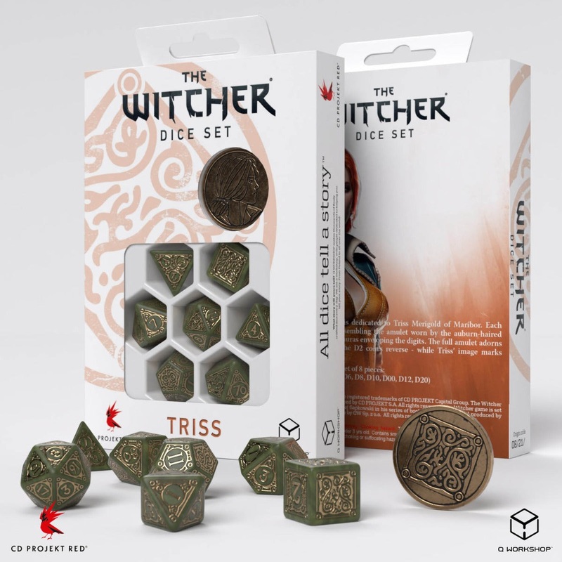 Q Workshop SWTR01 The Witcher Dice Set. Triss The Fourteenth of the Hill
