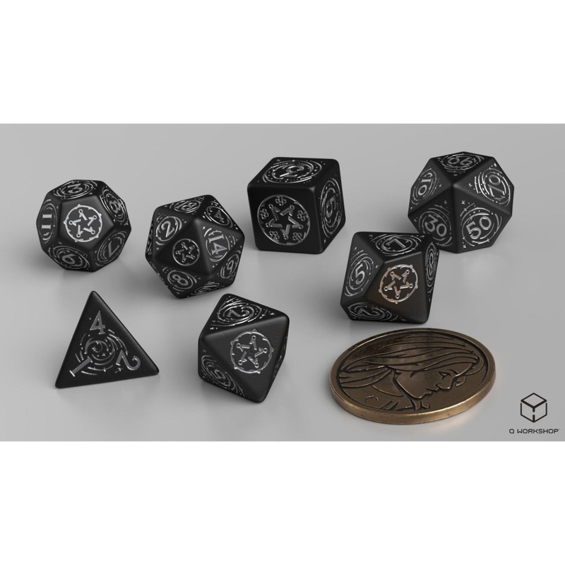 Q Workshop SWYE02 The Witcher Dice Set. Yennefer The Obsidian Star
