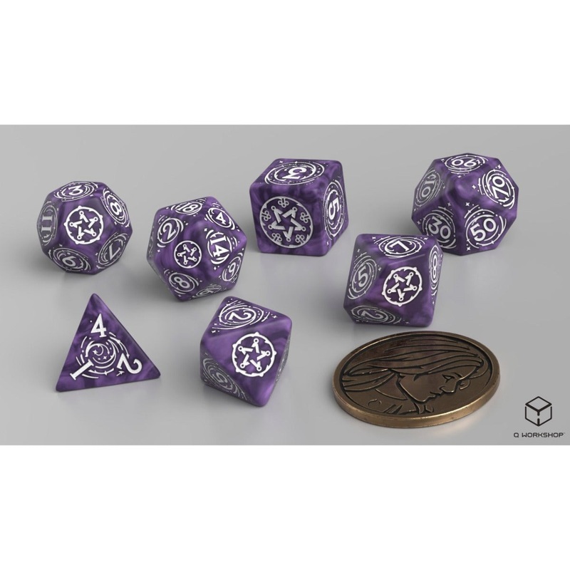 Q Workshop SWYE03 The Witcher Dice Set. Yennefer Lilac and Gooseberries