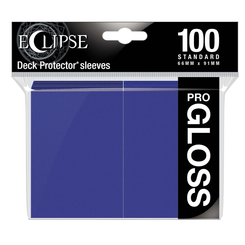 Ultra Pro 15610 Eclipse Gloss Standard Sleeves: Royal Purple