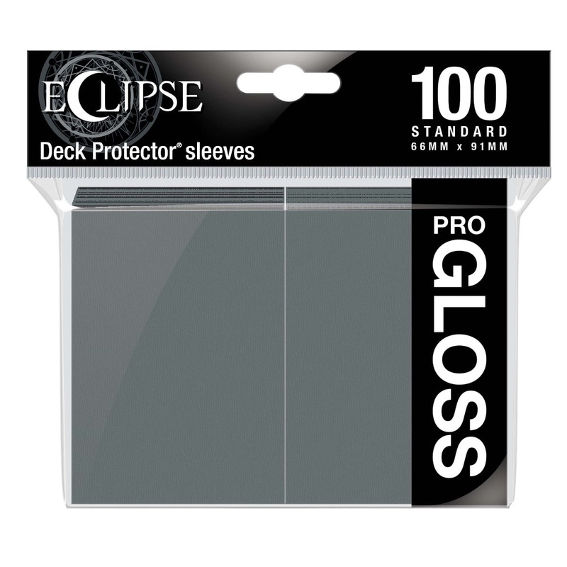 Ultra Pro 15611 Eclipse Gloss Standard Sleeves: Smoke Grey