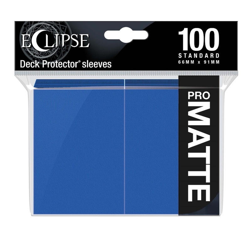 Ultra Pro 15614 Eclipse Matte Standard Sleeves: Pacific Blue