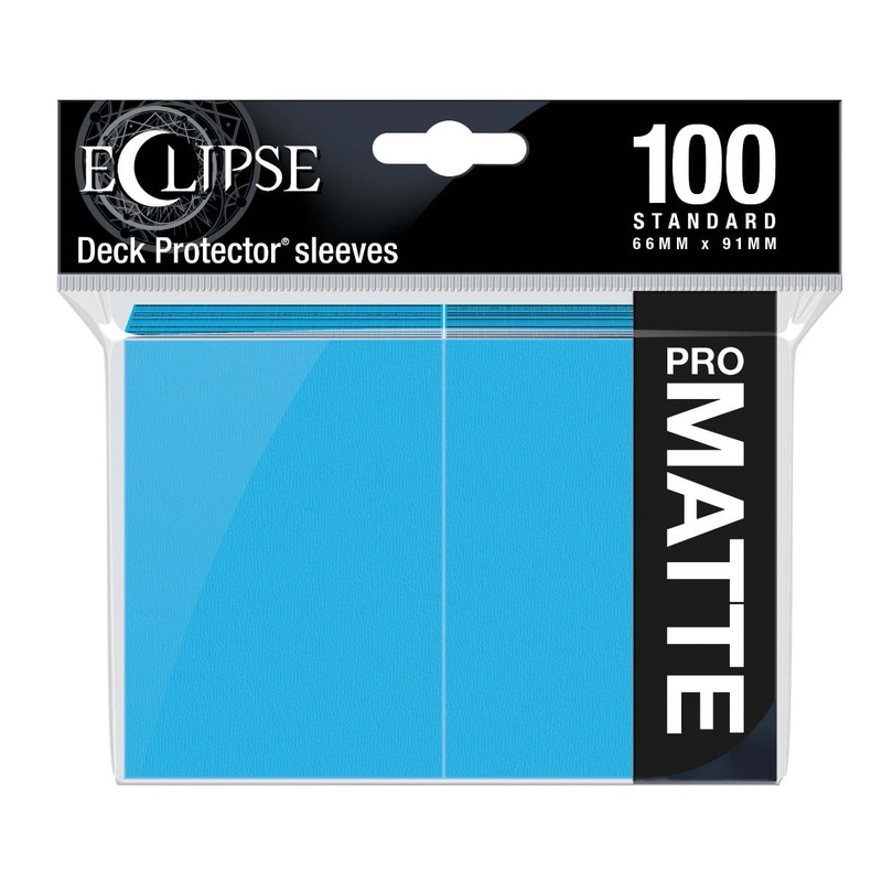 Ultra Pro 15615 Eclipse Matte Standard Sleeves: Sky Blue