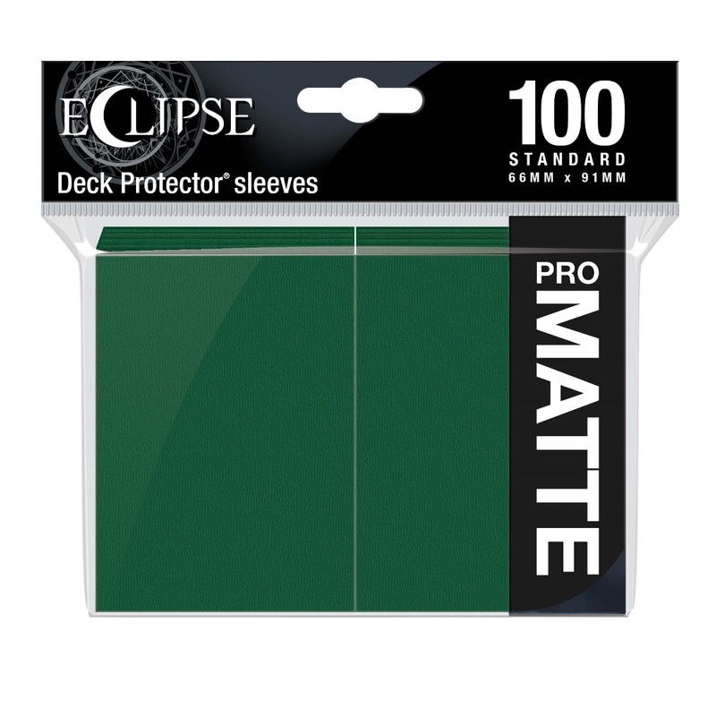 Ultra Pro 15617 Eclipse Matte Standard Sleeves: Forest Green