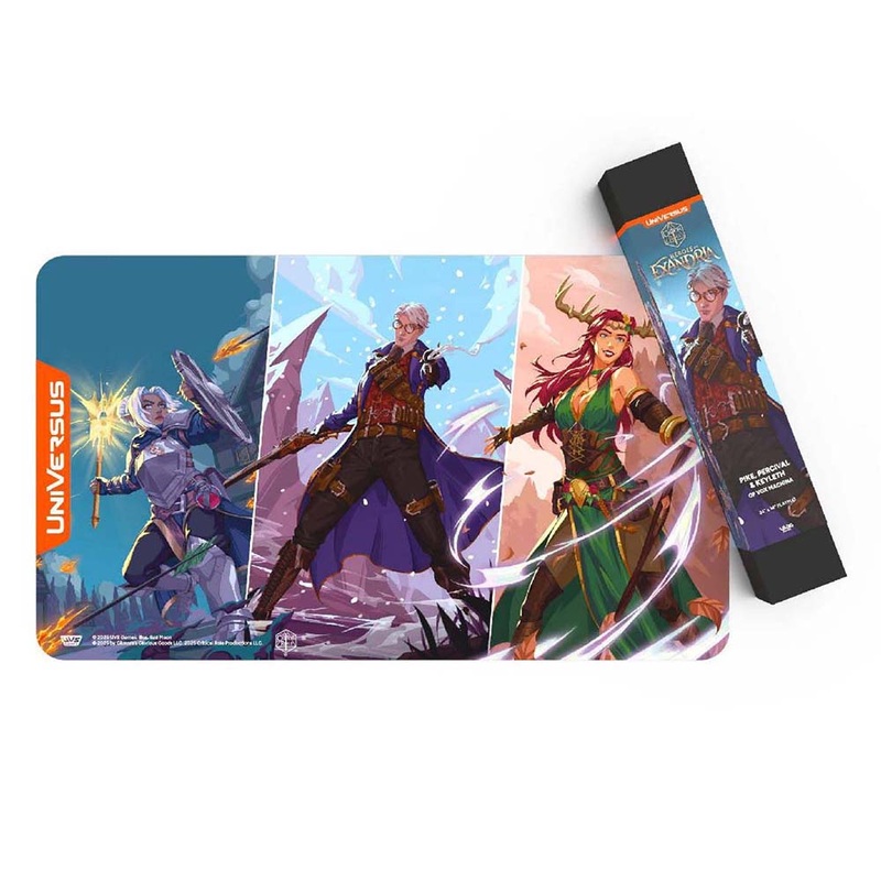 Universus CR07 CRITICAL ROLE: HEROES OF EXANDRIA PIKE, PERCIVAL, KEYLETH PLAYMAT **PRE-ORDER**