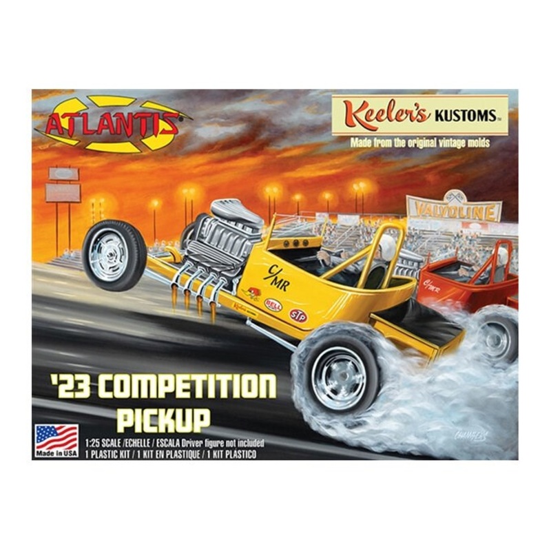 Atlantis Models AMC13104 Altantis 1/25 Keelers Kustom’s Competition T Roadster Pickup