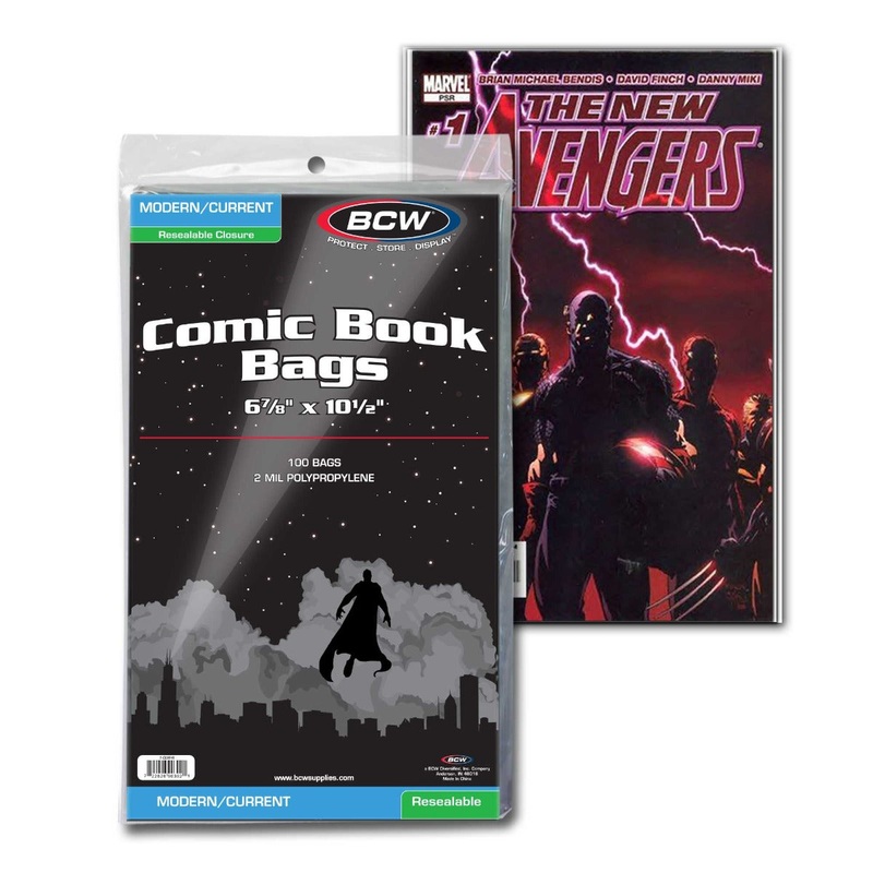 BCW / Monster 1-CUR-M2 Comic Mylar Archival C/M 2 MIL 7 X 10 1/2