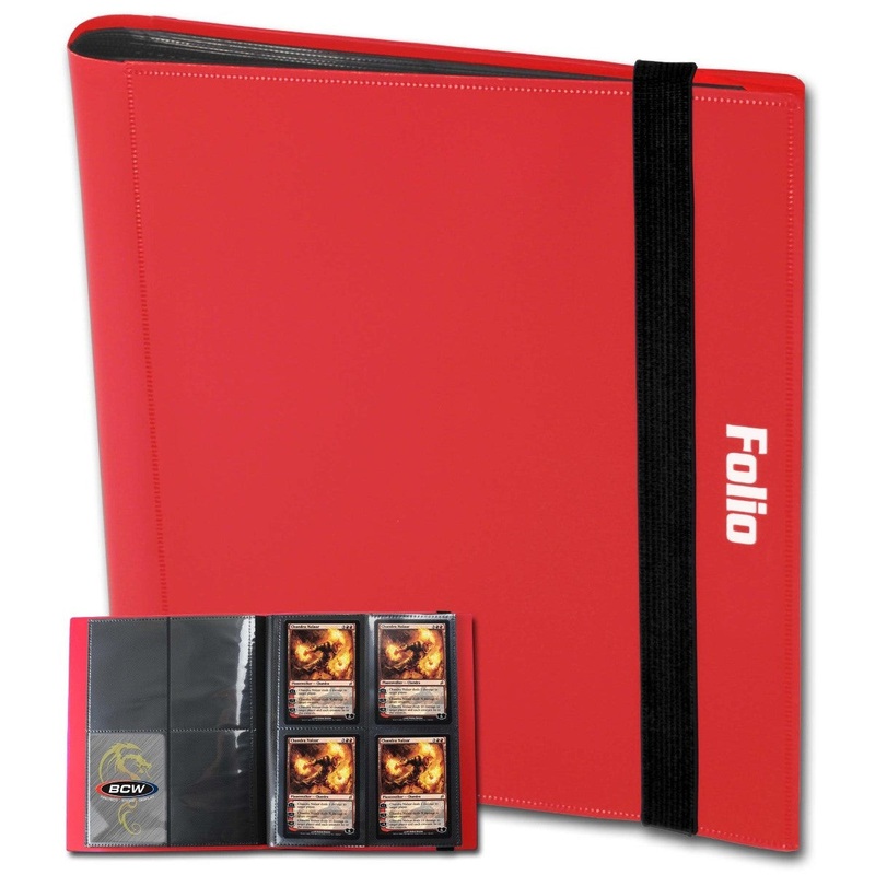 BCW / Monster 1-PF4-RED Pro-Folio 4-Pocket Red