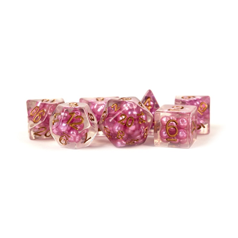 MDG MDG691 Pearl Resin Poly Set: Pink w/ Copper Numbers
