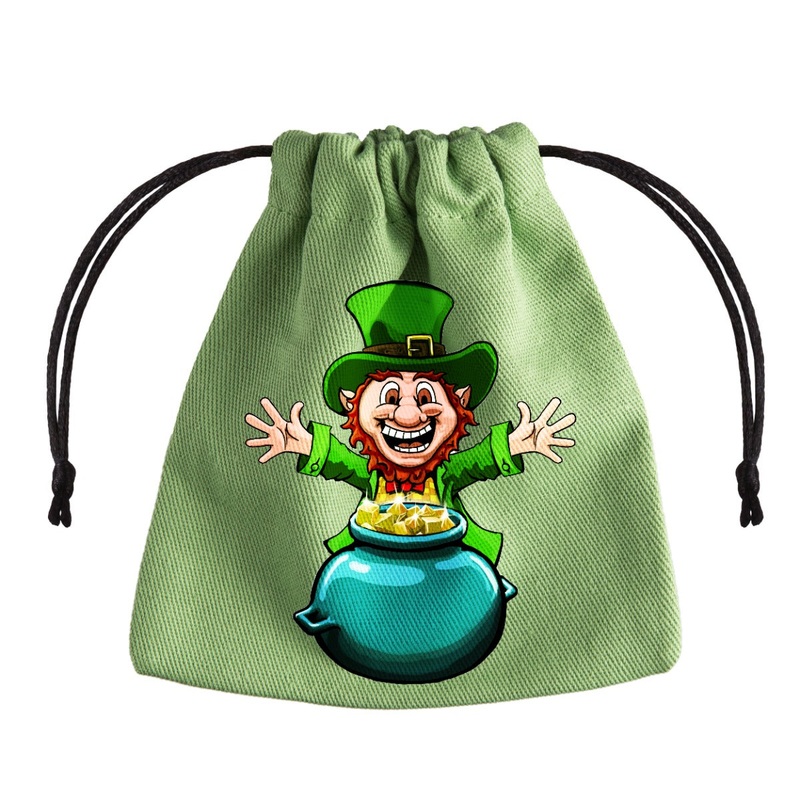 Q Workshop BSTP101 Lucky Green Dice Bag: Pot of Gold