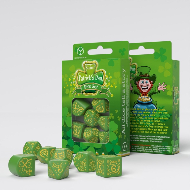 Q Workshop RSTP01 St. Patrick Dice Set: The Lucky Charm