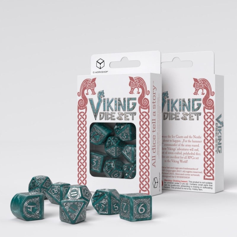 Q Workshop RVIK04 Viking Modern Dice Set: Mjolnir