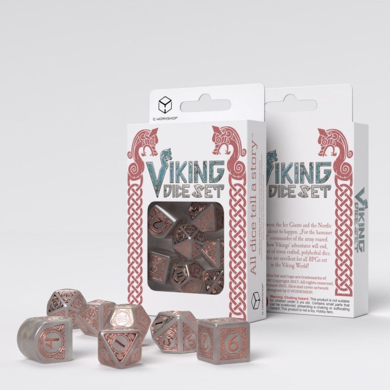 Q Workshop RVIK05 Viking Modern Dice Set: Niflheim