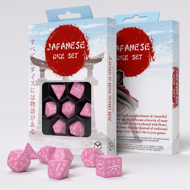 Q Workshop SKAN04 Japanese Dice Set: Sweet Spring Memory